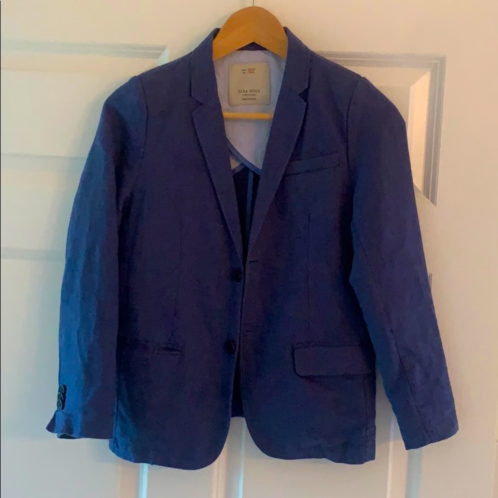 Zara boys linen blazer